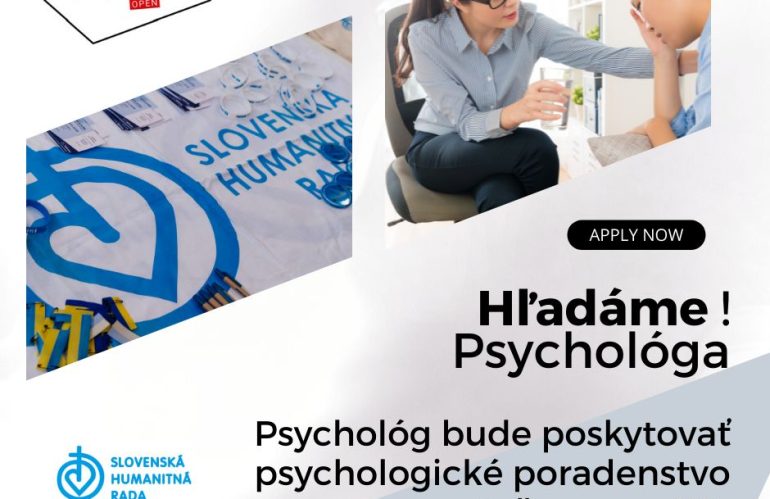 Hľadáme psychológa v Košiciach!